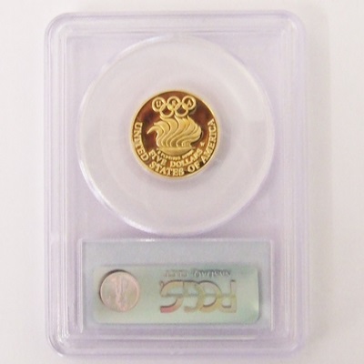 1988-W Gold $5 Commemorative - Olympic PR69 DCAM - €470.00